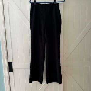 White House Black Market WHBM Black Wide Leg Dress Pants 6R Tailored Career